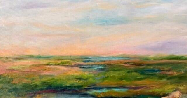 Annisquam artist's work featured on hospital's art wall