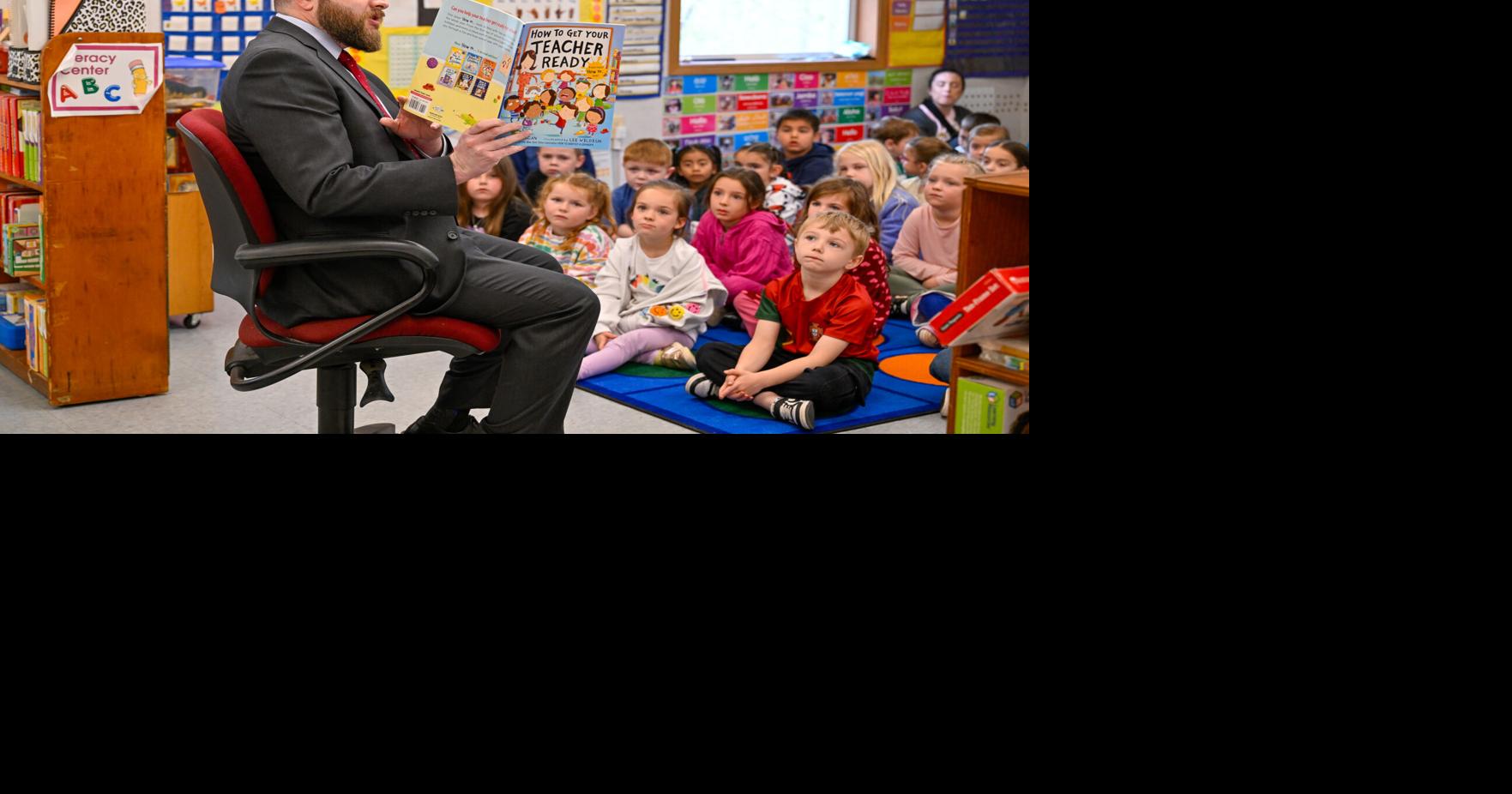 Local leaders share stories with schoolchildren