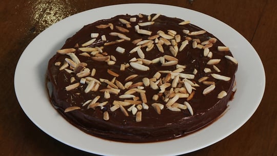 Chocolate Almond Cake - Completely Delicious