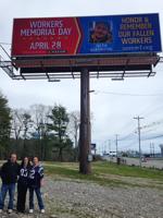 Gloucester man pictured on Workers Memorial Day billboards