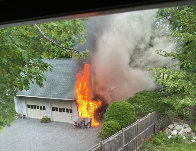 Garabe Fire Crackling noise alerts neighbor to garage fire | Local News ...