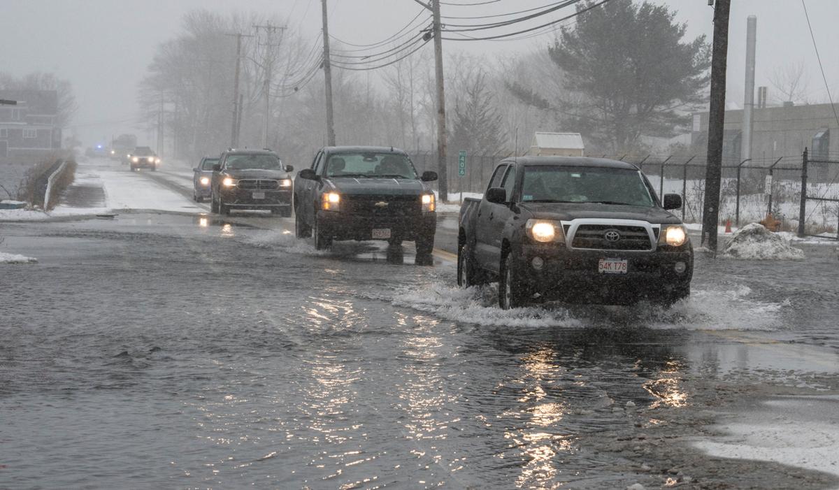 Updated at 2 p.m. Parking bans on, water over Gloucester's Causeway
