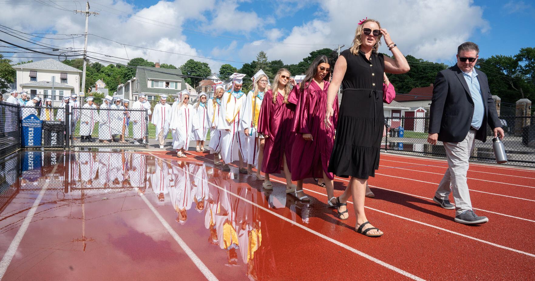 Rain delay did not dampen spirits at Sunday's graduation - Vimarsana News