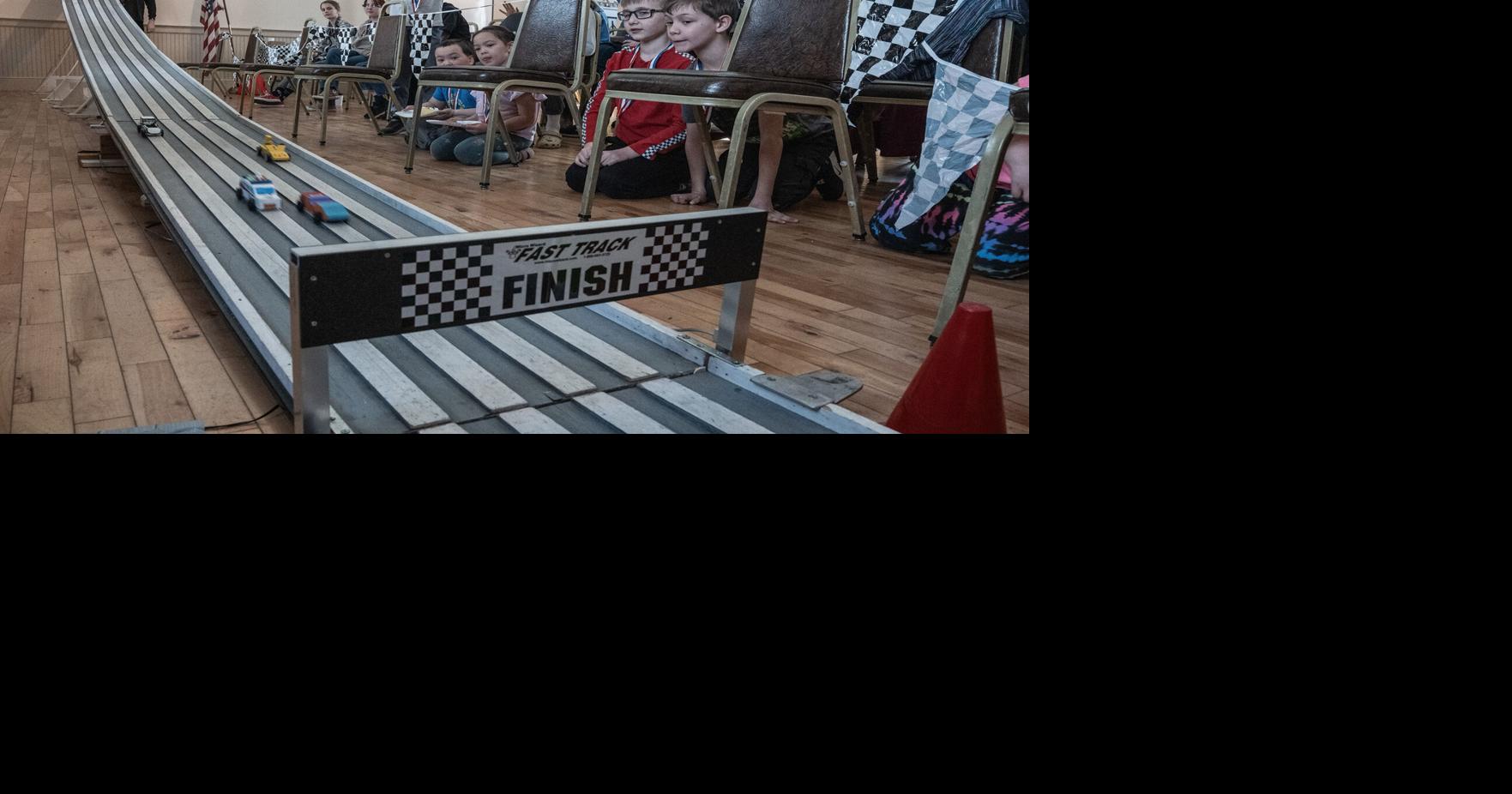 Pi at the Pinewood: Scouts race cars, eat pie