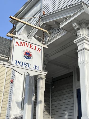 AMVETS Post 32's ornate portico