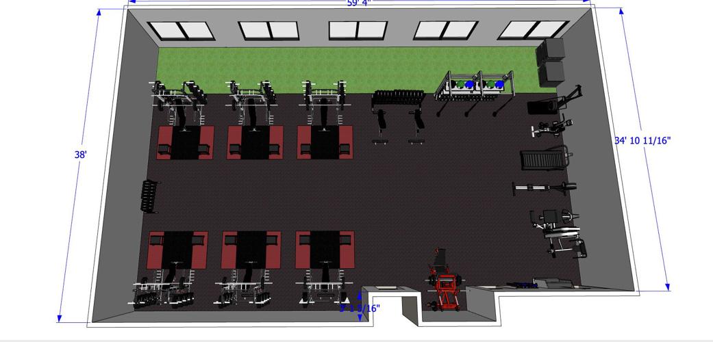 A NEW SPACE: Gloucester High School weight room and fitness ...