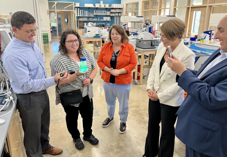Maura Healey visits GMGI's Gloucester Biotechnology Academy
