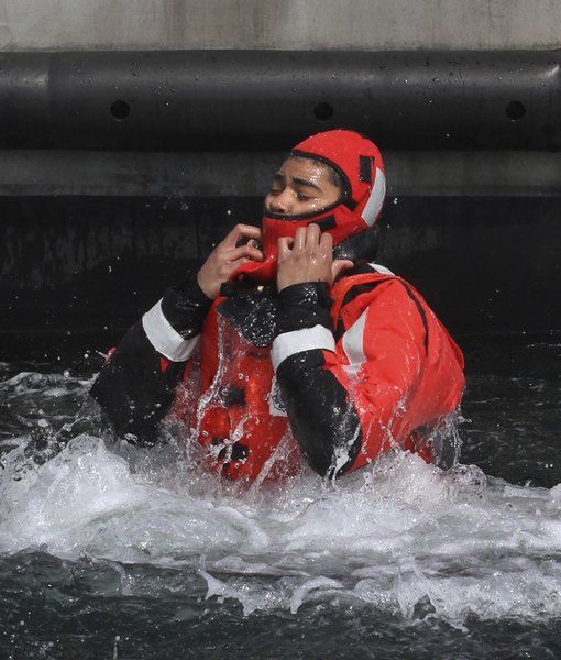 Coast Guard Station Gloucester recruits get dose of cold-water