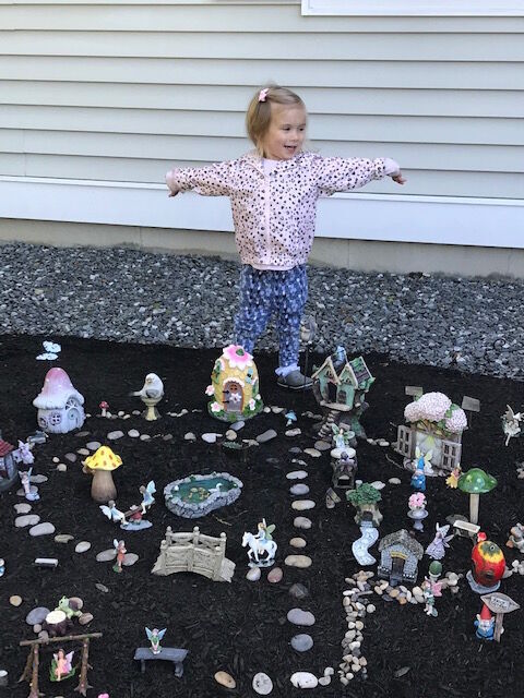 Maddie's fairy garden