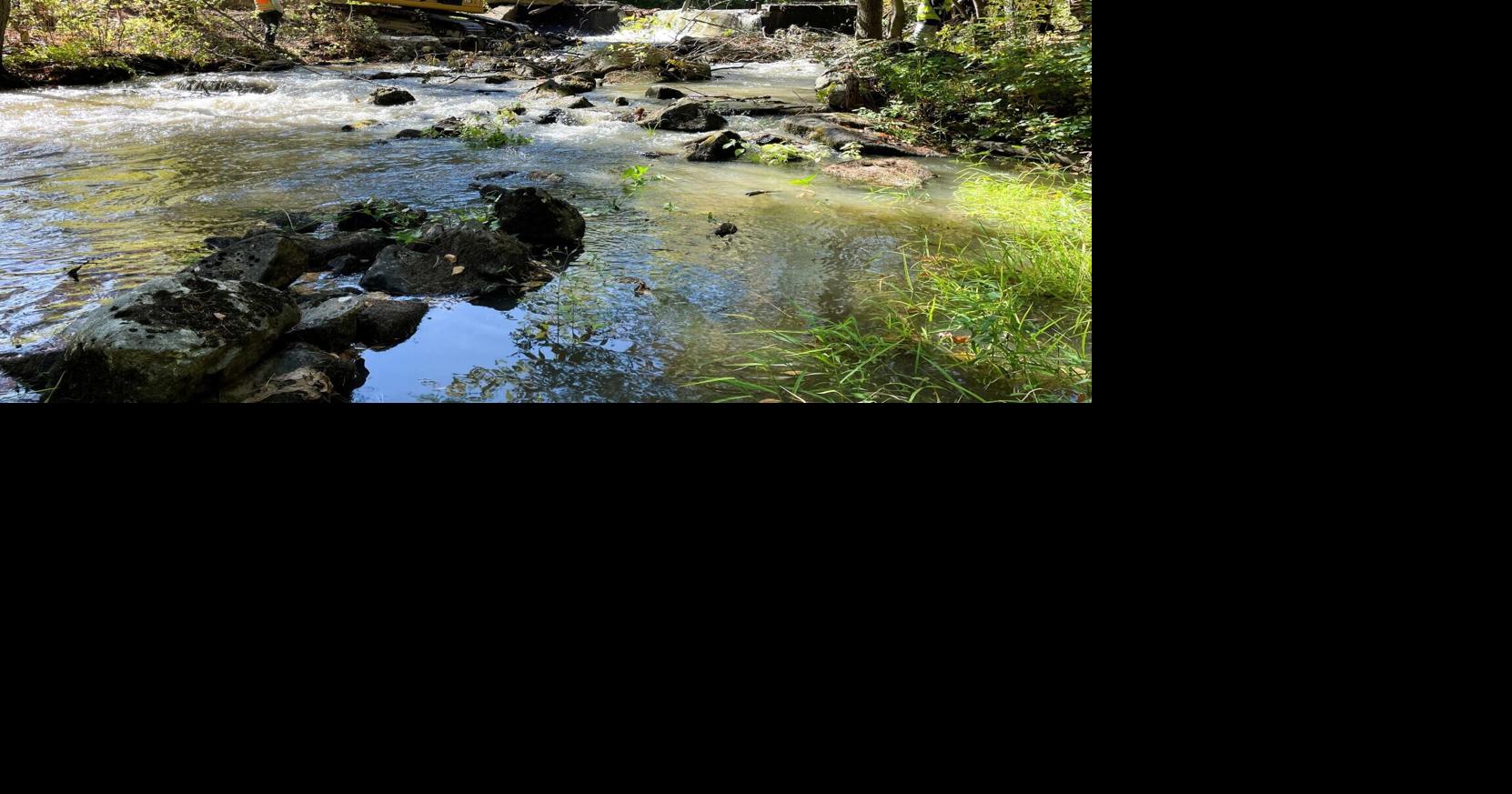 Local, state officials celebrate Larkin Dam's removal