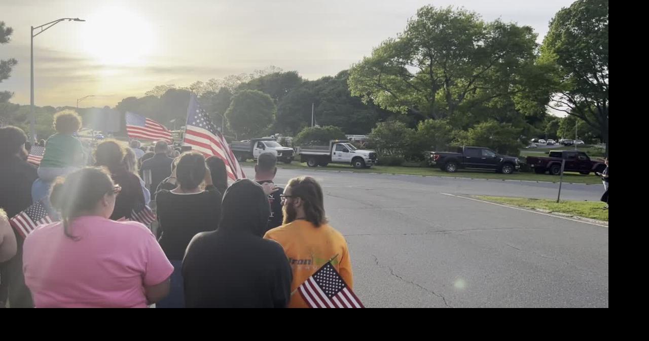 VIDEO: Body of Rockport Fire Capt. Andrew Porter on way to Greely ...