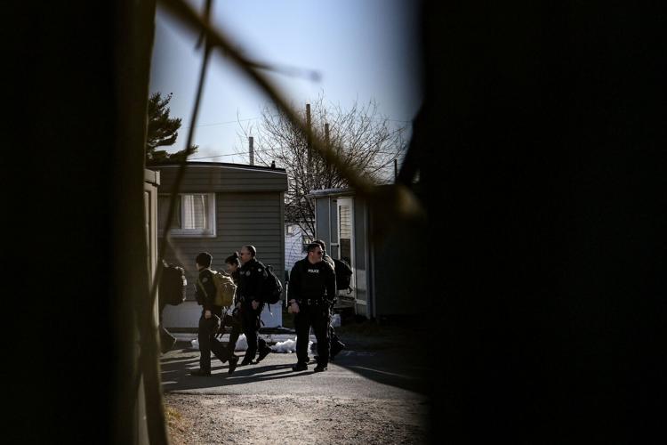 Man in custody after shooting woman, barricading inside Danvers trailer ...