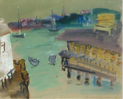Mark RoMark Rothko's 'Untitled (wharf, Gloucester, Massachusetts)'