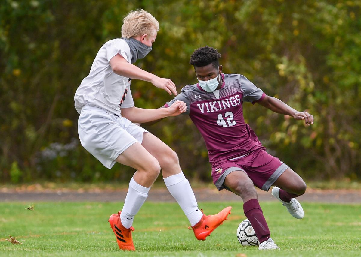 Ipswich at Rockport varsity boys soccer game