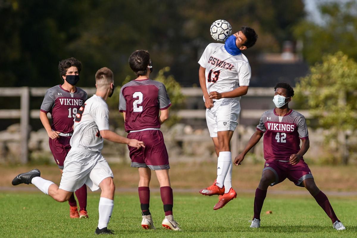 Ipswich at Rockport varsity boys soccer game
