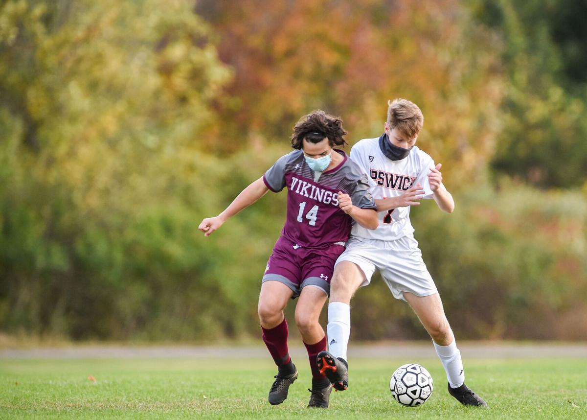 Ipswich at Rockport varsity boys soccer game