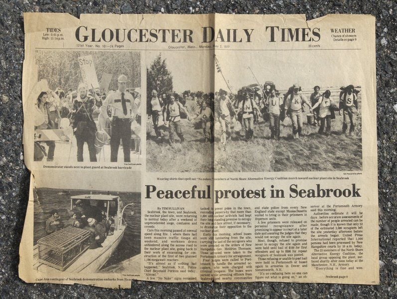 Looking back at Seabrook, Clamshell Alliance Local News