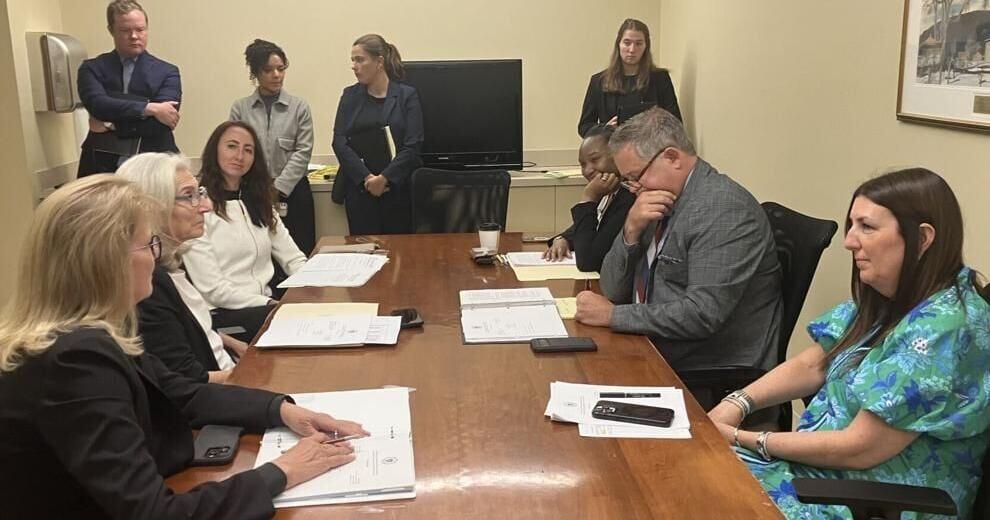 After a month's delay, conferees take up healthcare violence bills