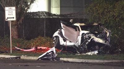 crash three car tracy grant killed goldenstatenewspapers fiery press macarthur solo saturday drive east road night line