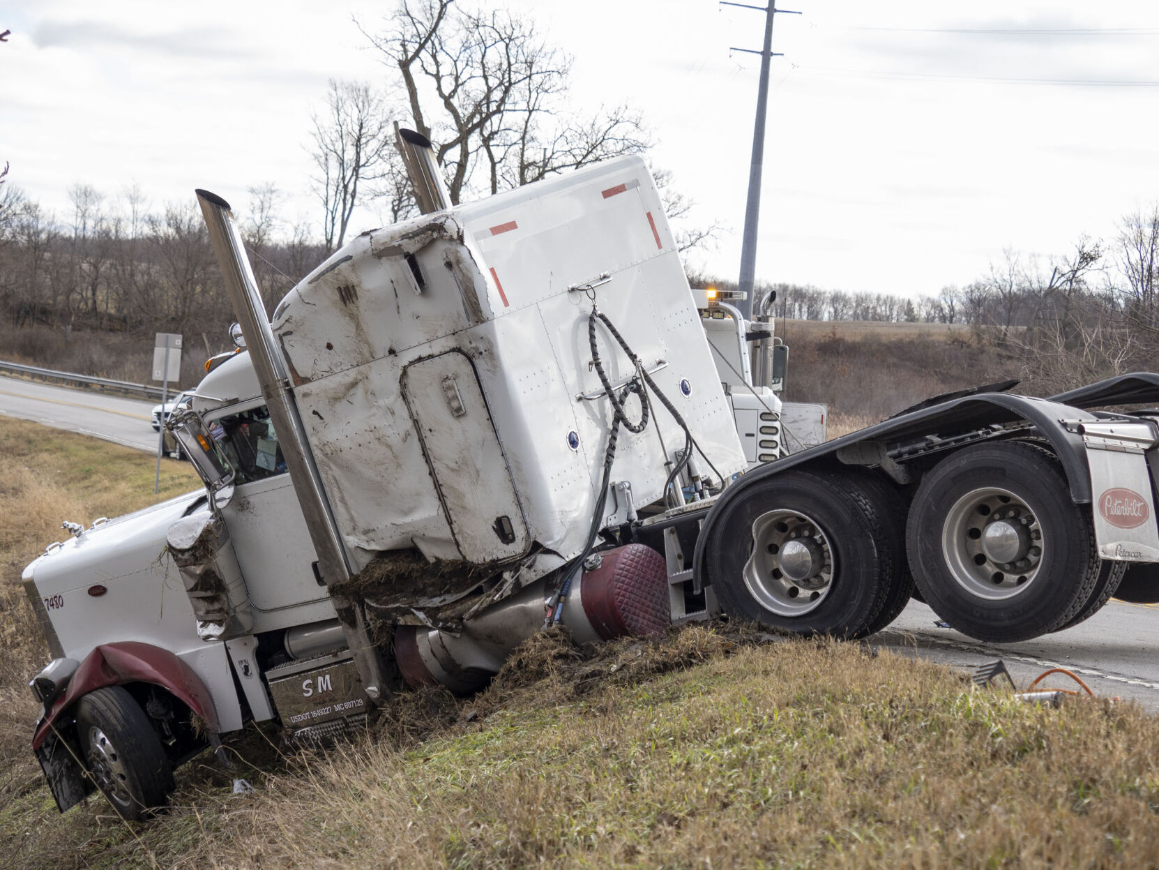 Semitractor-trailer Loaded With LP Gas Crashes Along U.S. 6 In Ligonier ...