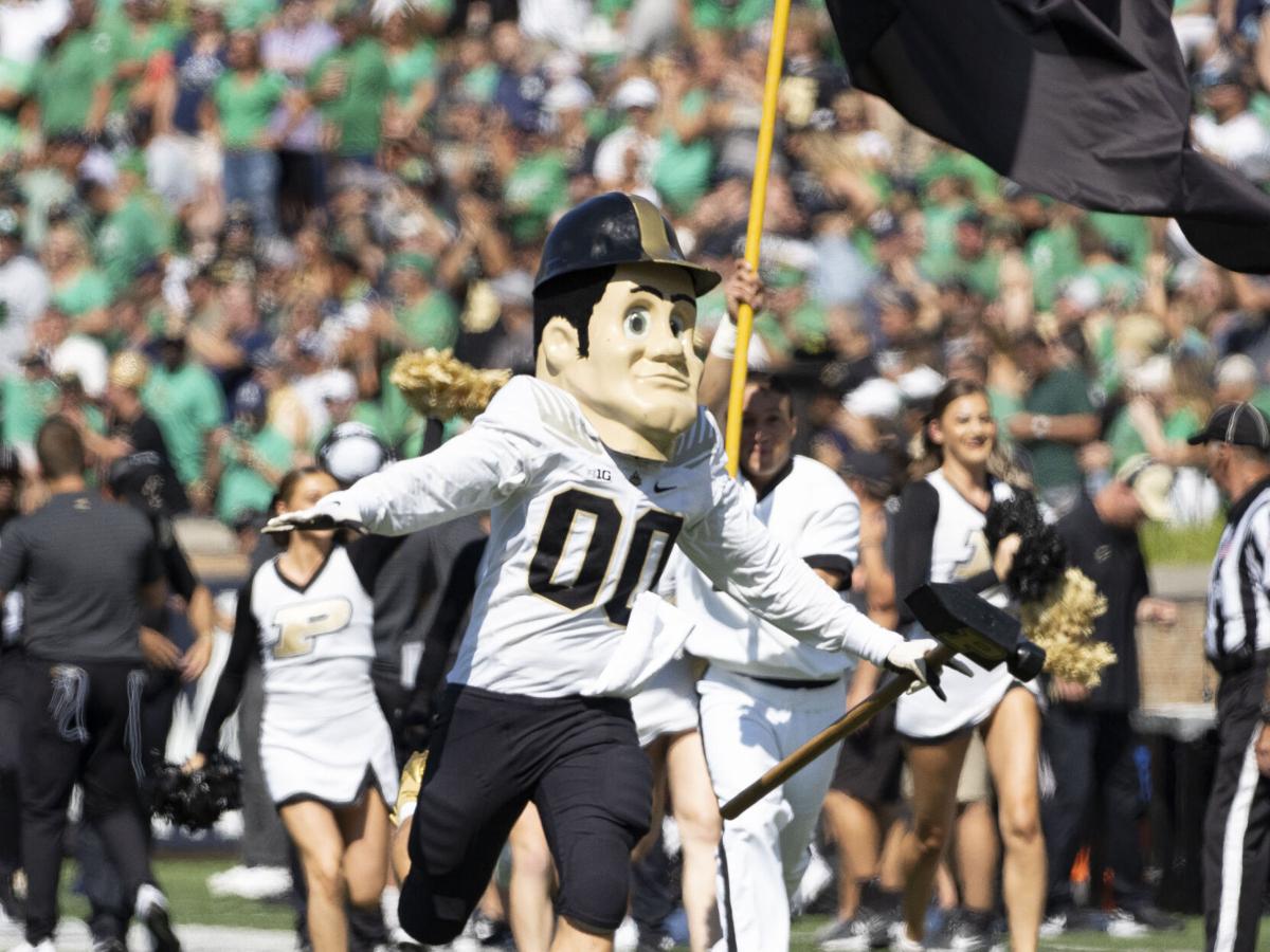 COLLEGE FOOTBALL: SEP 18 Purdue at Notre Dame - Purdue mascot