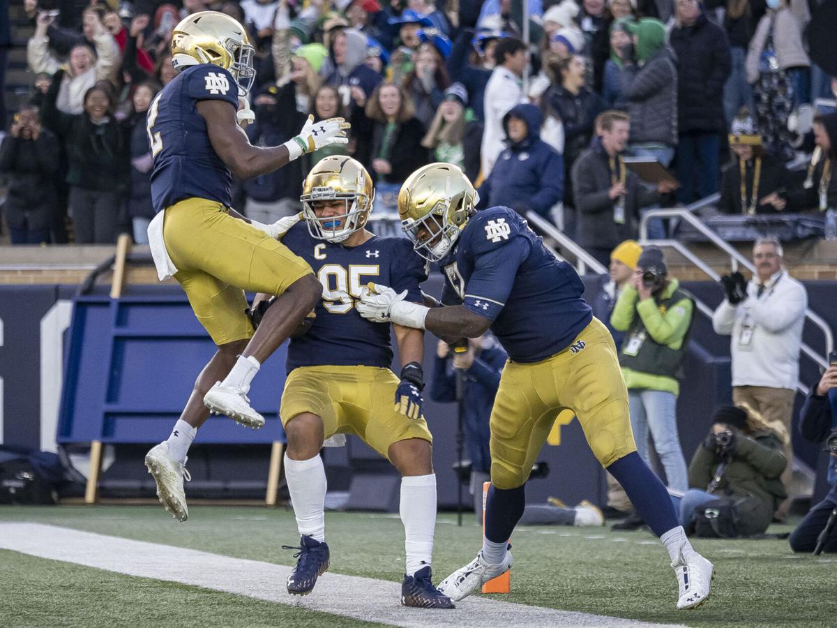 Notre Dame vs. Georgia Tech - MTA touchdown celebration