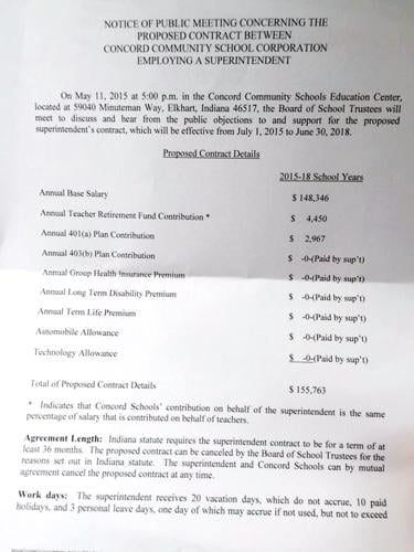 Concord school board reviews proposed superintendent contract | News ...