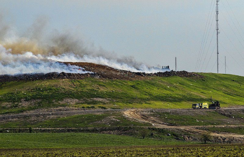 Landfill fire continues, deemed 'nonhazardous' to the public Local