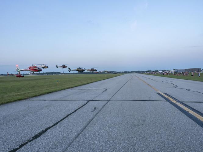 Sunny evening skies for Friday 's Rotors ’n Ribs News