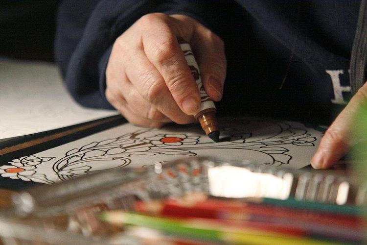 Adult Coloring Program Adult coloring program helps ease stress, relax visitors | Lifestyles ...