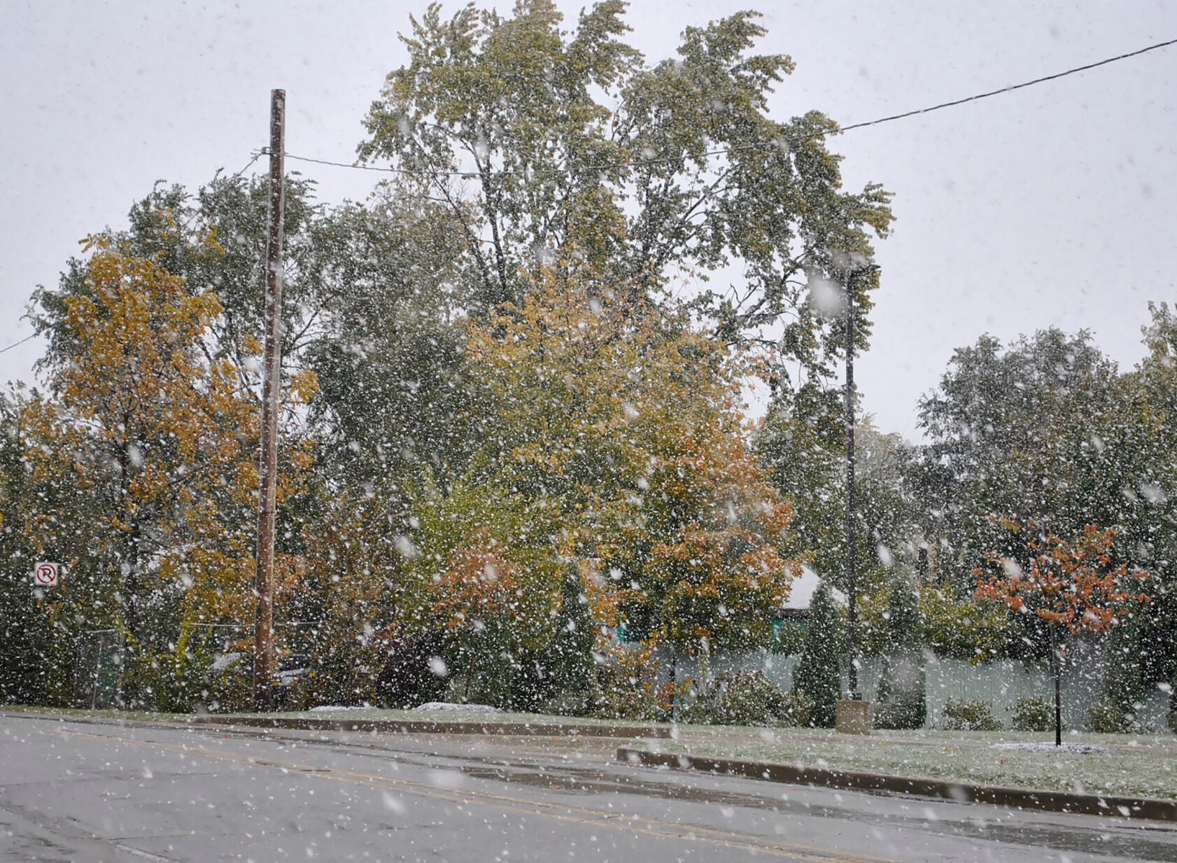 First snow of the season causes light damage | News | goshennews.com