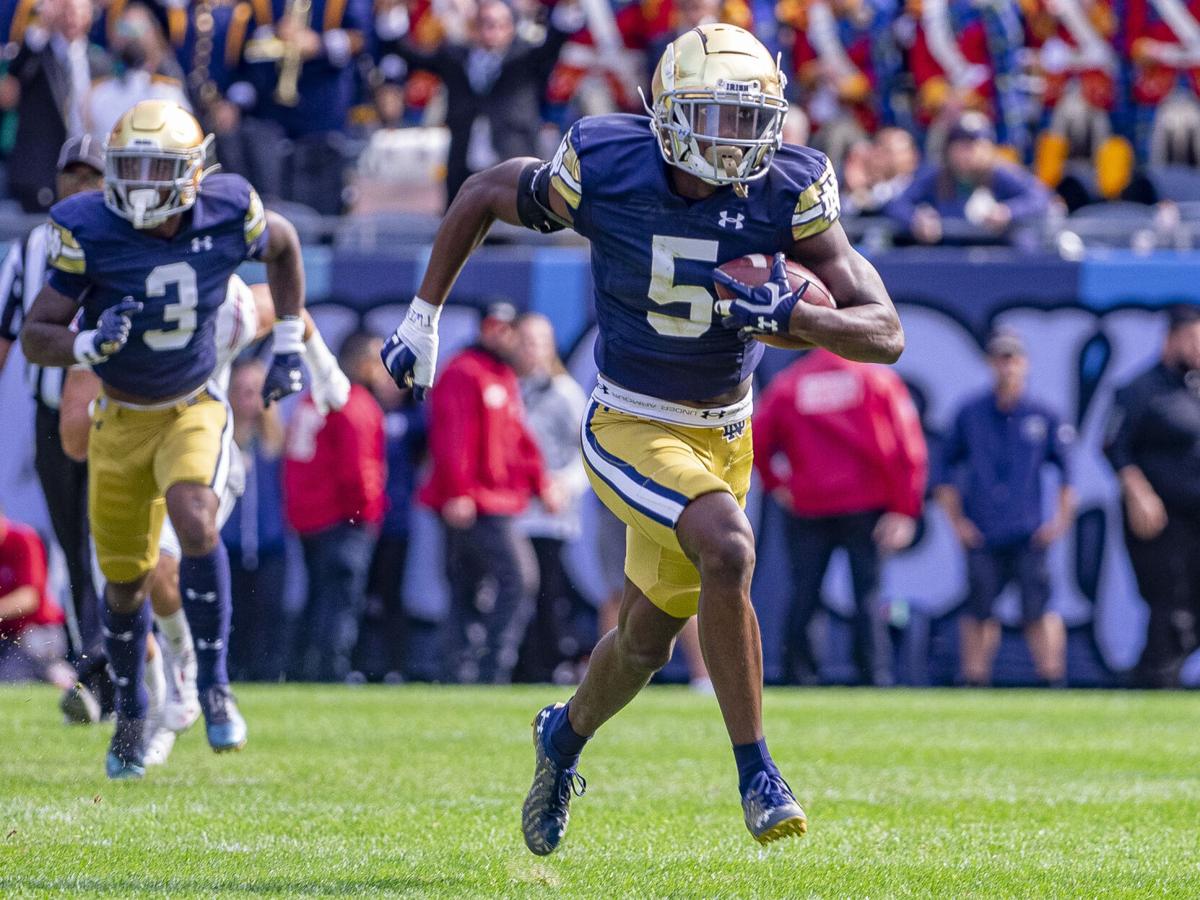 #12 Notre Dame defeats #18 Wisconsin 41-13 - Cam Hart