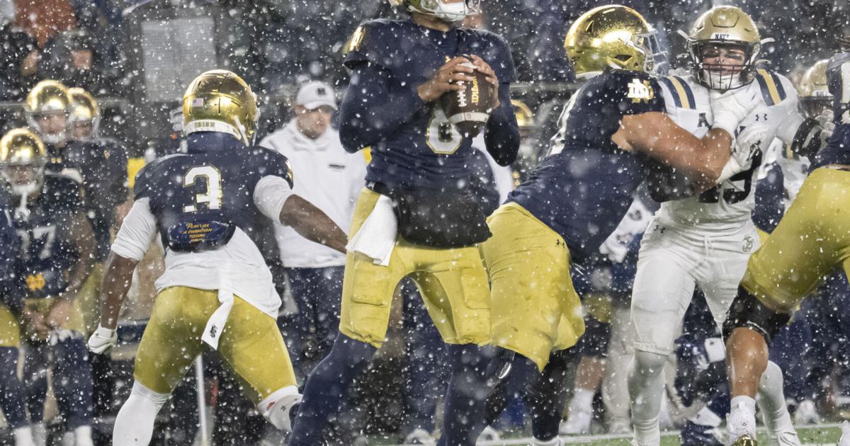 GALLERY: Notre Dame hosts the Naval Academy Saturday, November 8 at Notre Dame Stadium