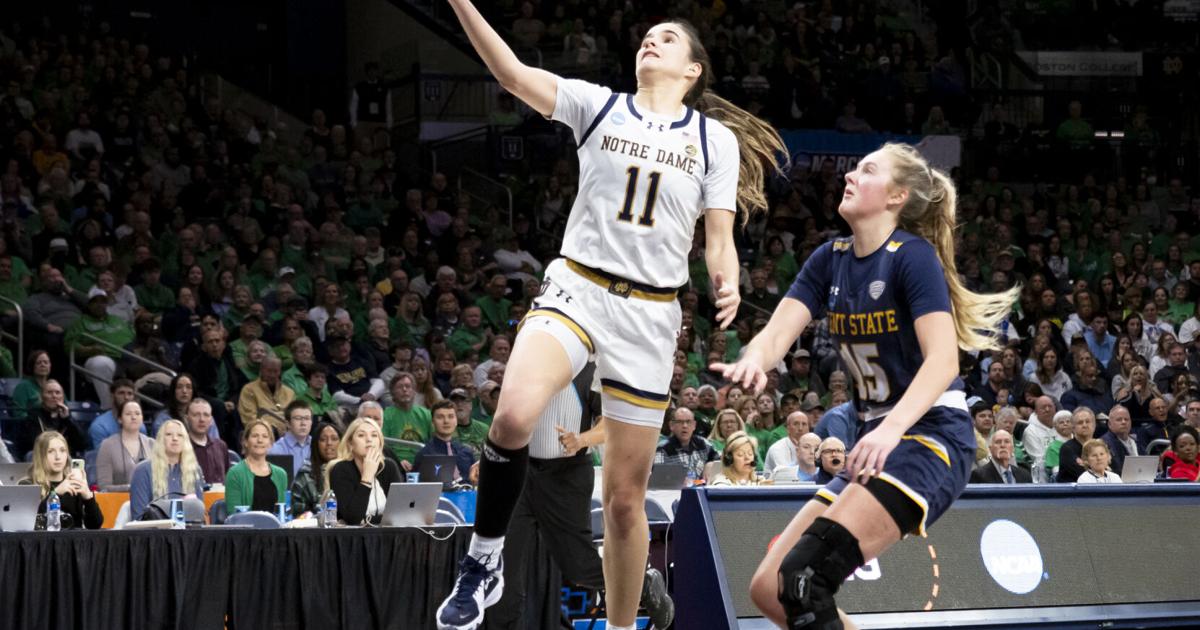 NCAA WOMEN’S TOURNAMENT: Notre Dame's opener brings sharp start to NCAA ...