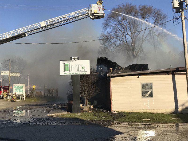 Fire Destroys Building At Goshen Door Trim Local News Fire Destroys Building At Goshen Door Trim
