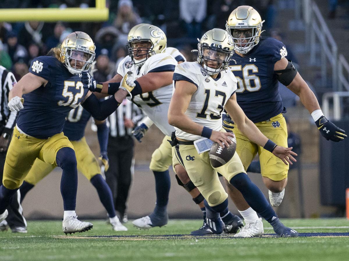 Notre Dame vs. Georgia Tech - Bo Bauer