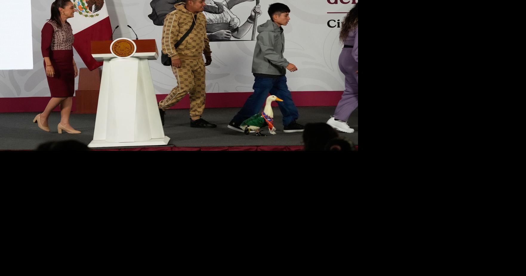 APTOPIX Mexico WCup Mascot