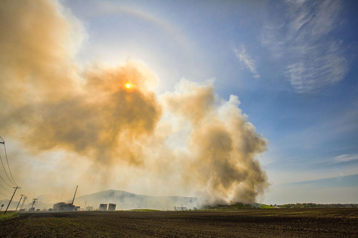 Waste Management's Earthmovers landfill fire Multimedia