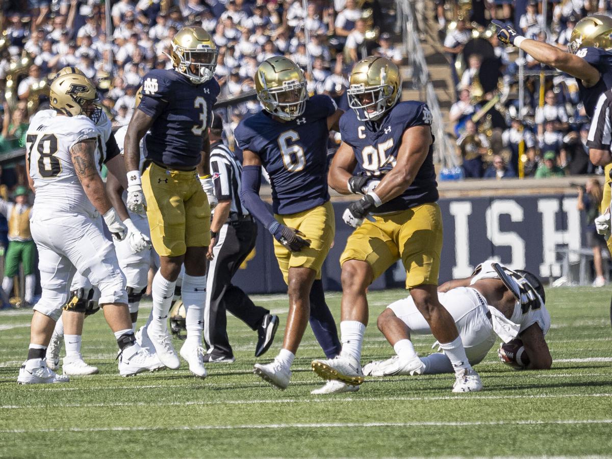 COLLEGE FOOTBALL: SEP 18 Purdue at Notre Dame - Myron Tagovailoa-Amosa