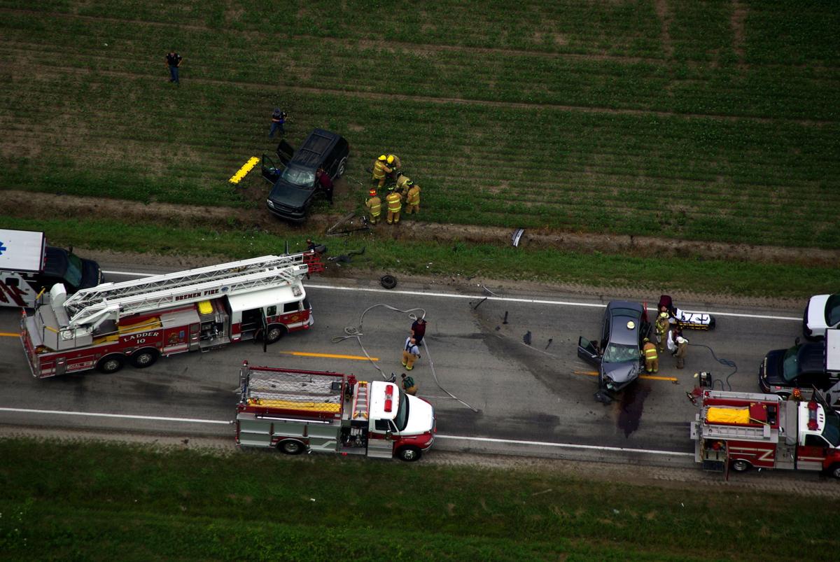 Two drivers extricated from vehicles in headon crash near Nappanee