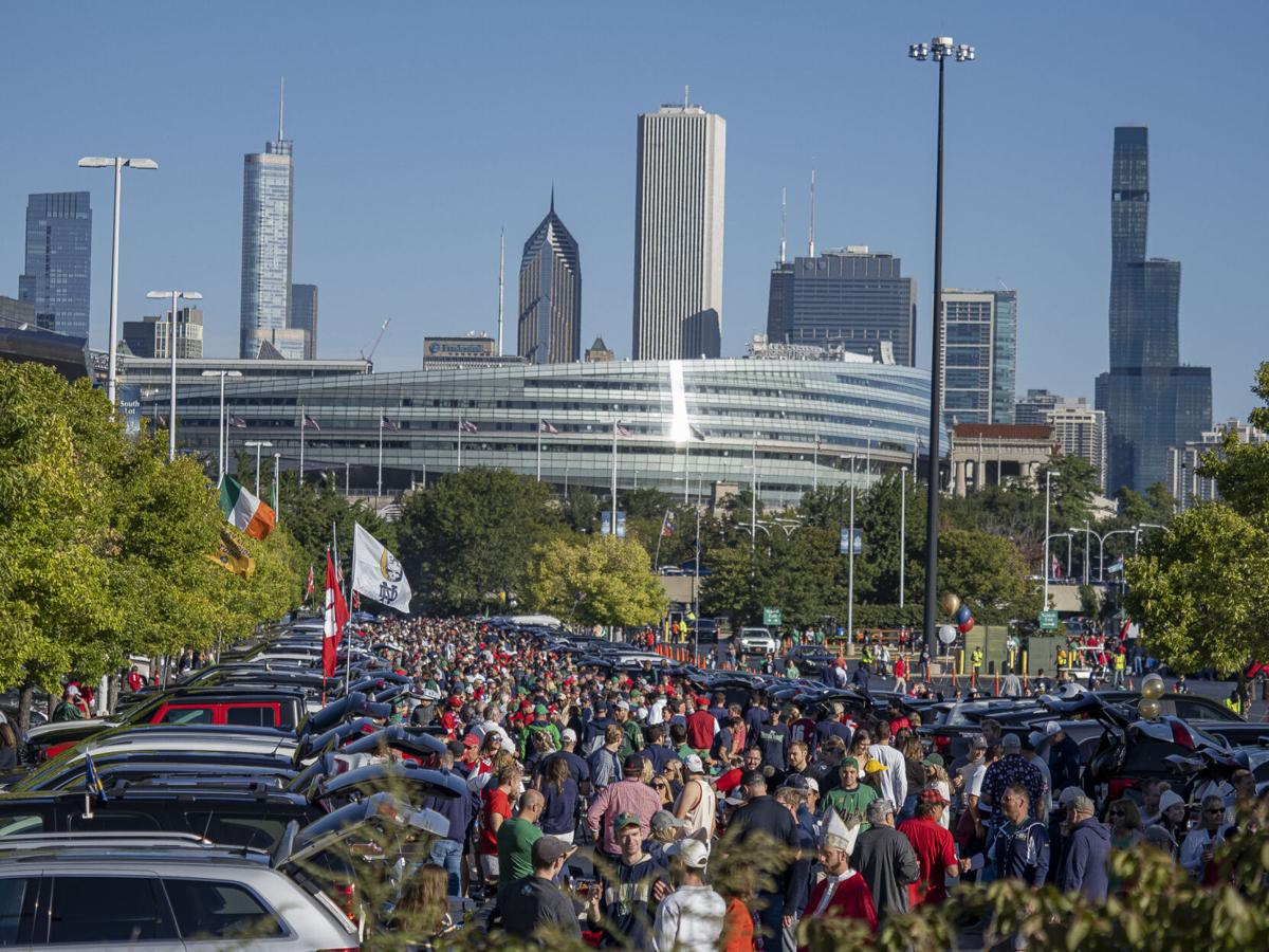 #12 Notre Dame defeats #18 Wisconsin 41-13 - tailgaters