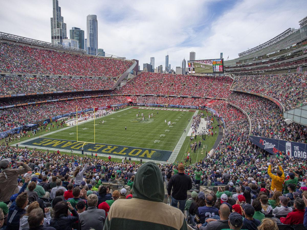 #12 Notre Dame defeats #18 Wisconsin 41-13 - skyline