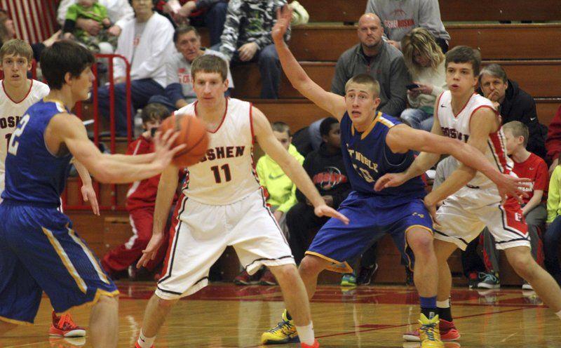 Boys Basketball Goshen Makes Extra Pass To Get By East Noble