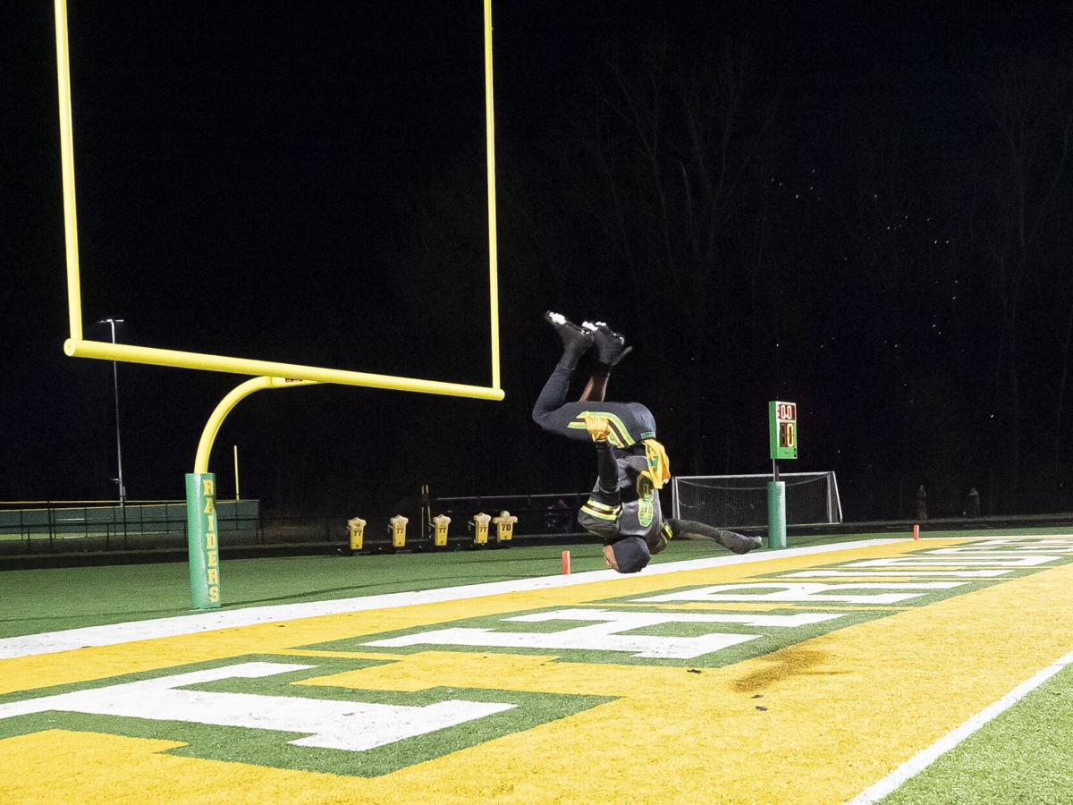 Northridge Tyrese Thomas (8) backflip