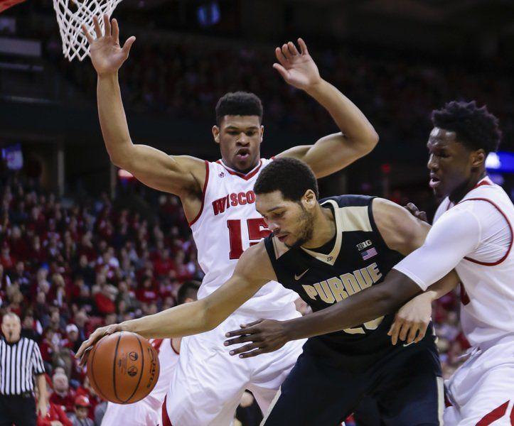 College Basketball Hammons 24 Pushes No 14 Purdue Past Wisconsin Sports Goshennews Com
