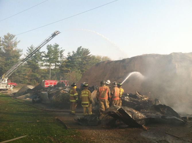 UPDATE Firefighters extinguishing blaze at Martin's Animal Bedding