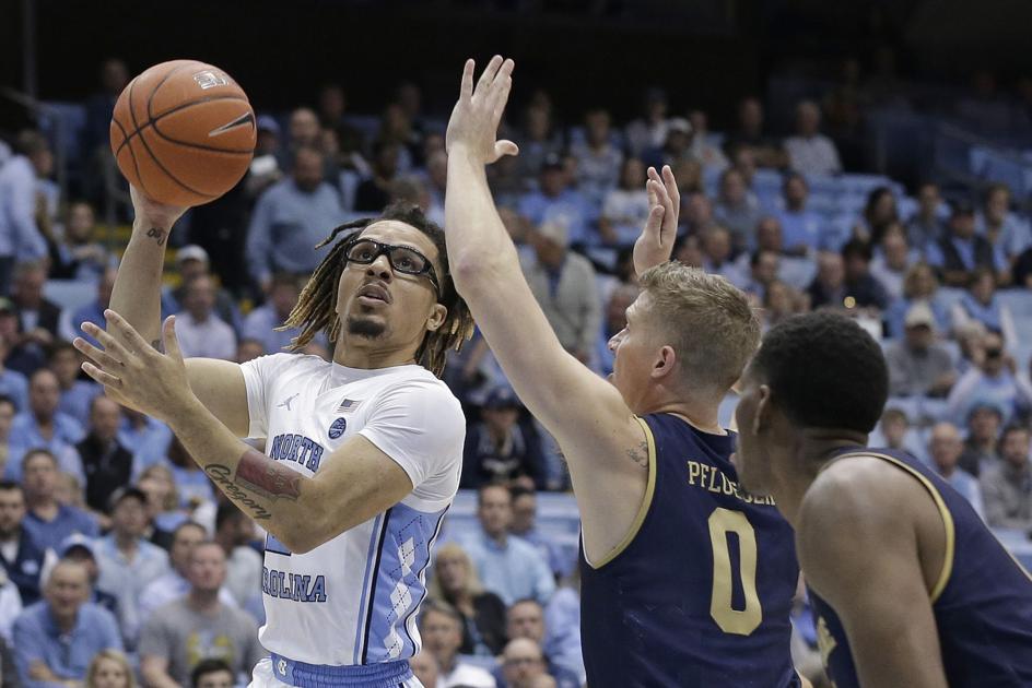Nd Men S Basketball Anthony Scores 34 Points No 9 Unc Beats