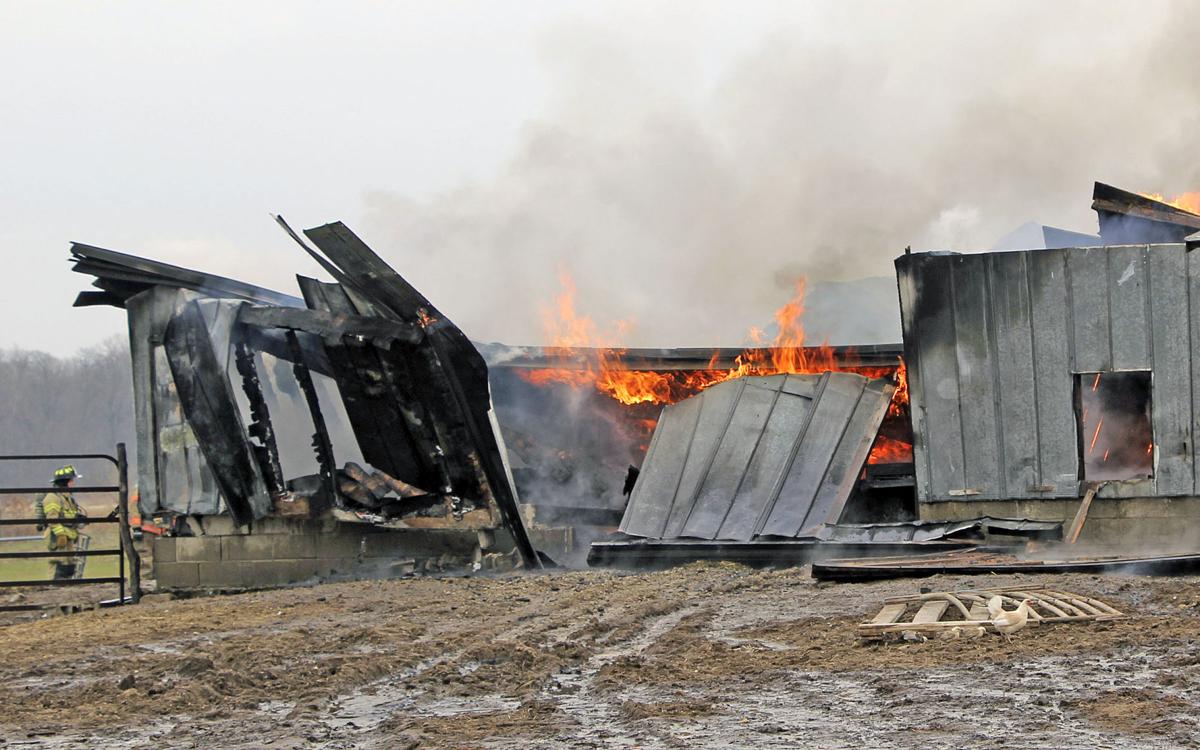 Middlebury Barn Destroyed By Fire News Goshennews Com