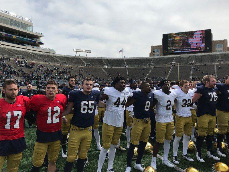 Nd Football What We Learned From Notre Dame Blue Gold Game