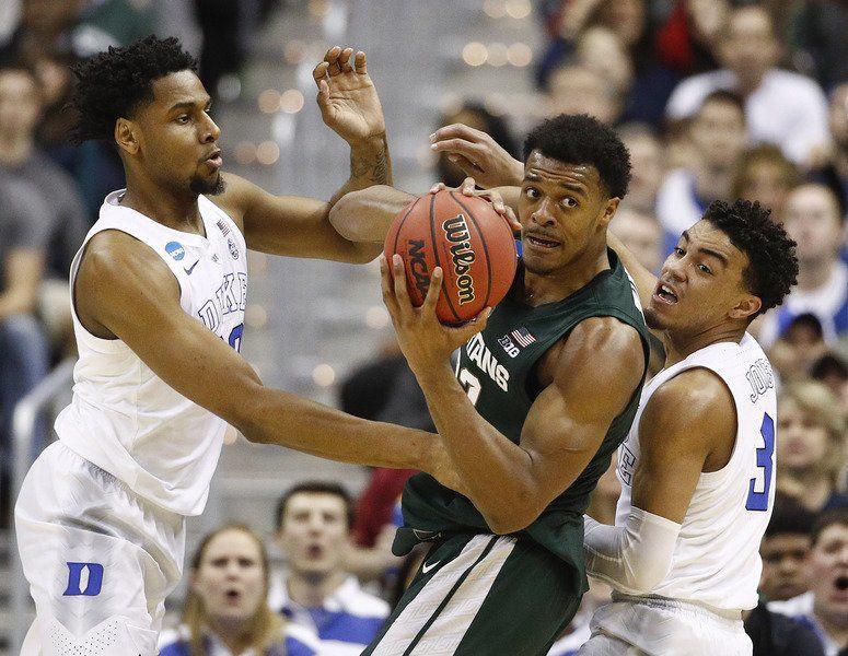 Ncaa Men S Basketball Michigan State Knocks Off Duke National